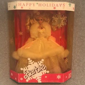 1989 Happy Holidays Barbie Doll